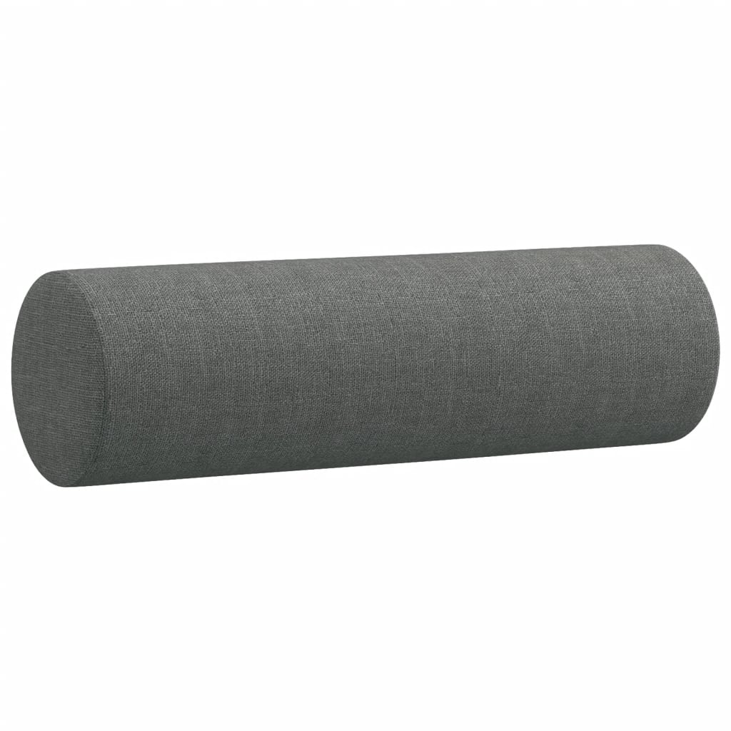 3 személyes sötétszürke szövet kanapé díszpárnákkal 180 cm 3 személyes sötétszürke szövet kanapé díszpárnákkal 180 cm