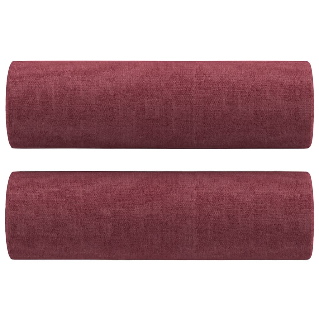 3 személyes bordó szövetkanapé díszpárnákkal 180 cm 3 személyes bordó szövetkanapé díszpárnákkal 180 cm