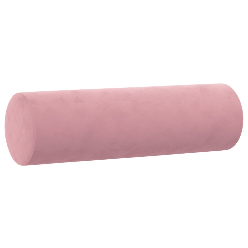 2 személyes rózsaszín bársony kanapé díszpárnákkal 140 cm