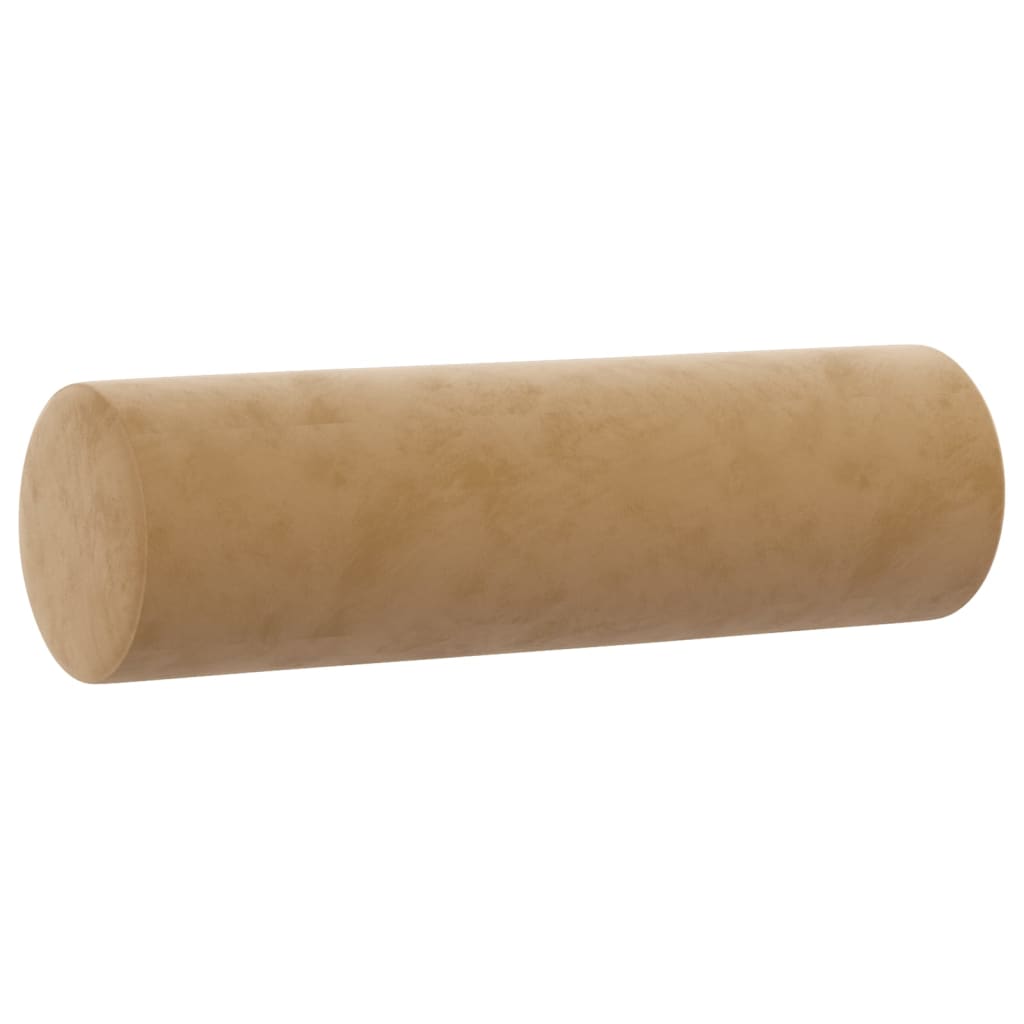 2 személyes barna bársony kanapé díszpárnákkal 140 cm