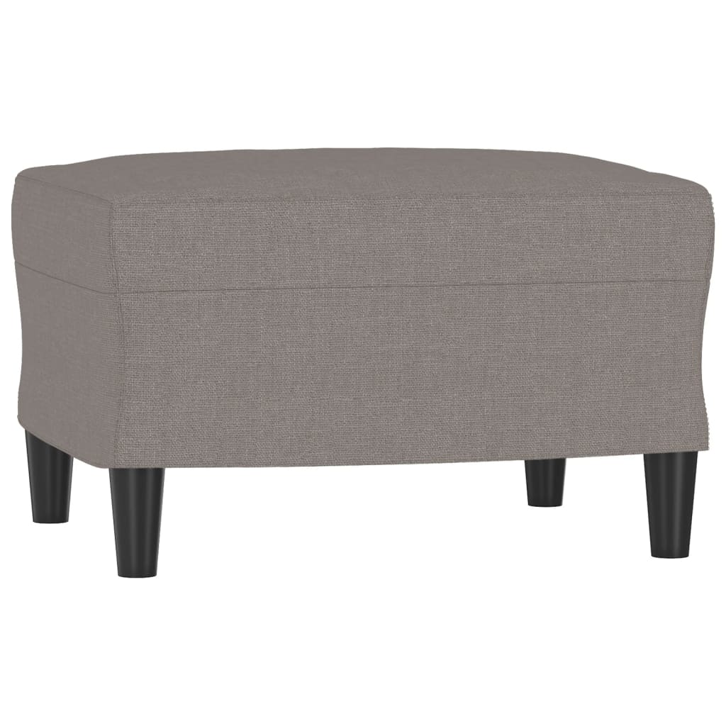 Tópszínű szövet kanapéfotel lábtartóval 60 cm Tópszínű szövet kanapéfotel lábtartóval 60 cm