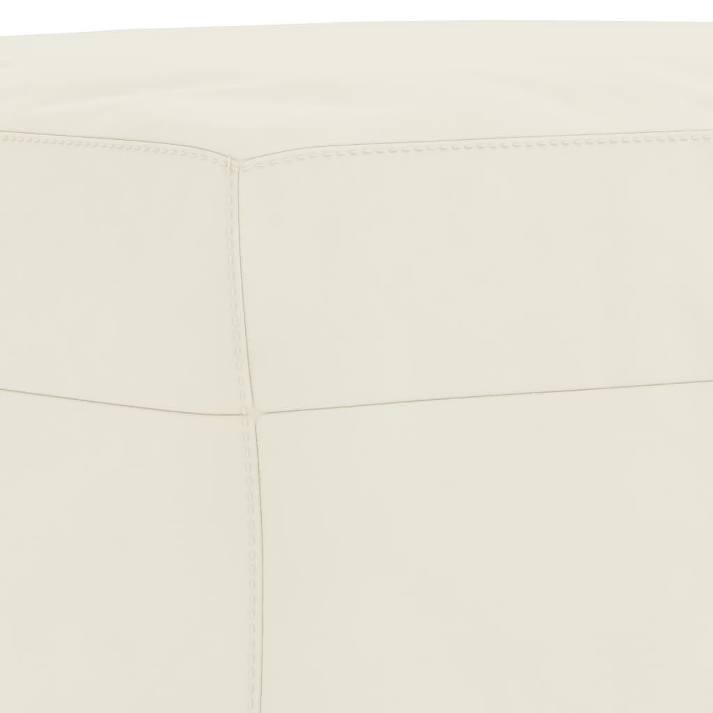 4 részes krém bársony ülőgarnitúra párnákkal