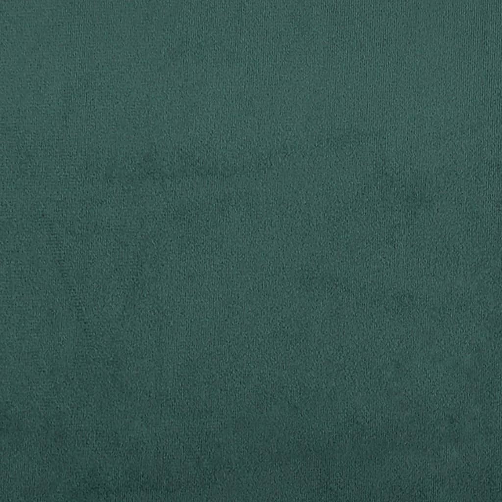 4 részes sötétzöld bársony ülőgarnitúra párnákkal 4 részes sötétzöld bársony ülőgarnitúra párnákkal