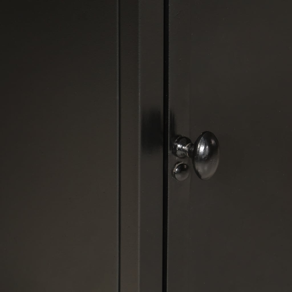 Vas és tömör mangófa fürdőszobai szekrény 40 x 30 x 50 cm