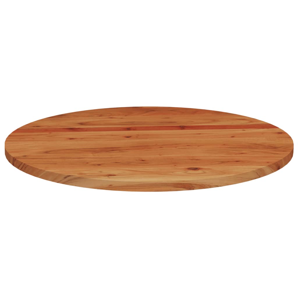 Tömör akácfa kerek asztallap ø80 x 3,8 cm