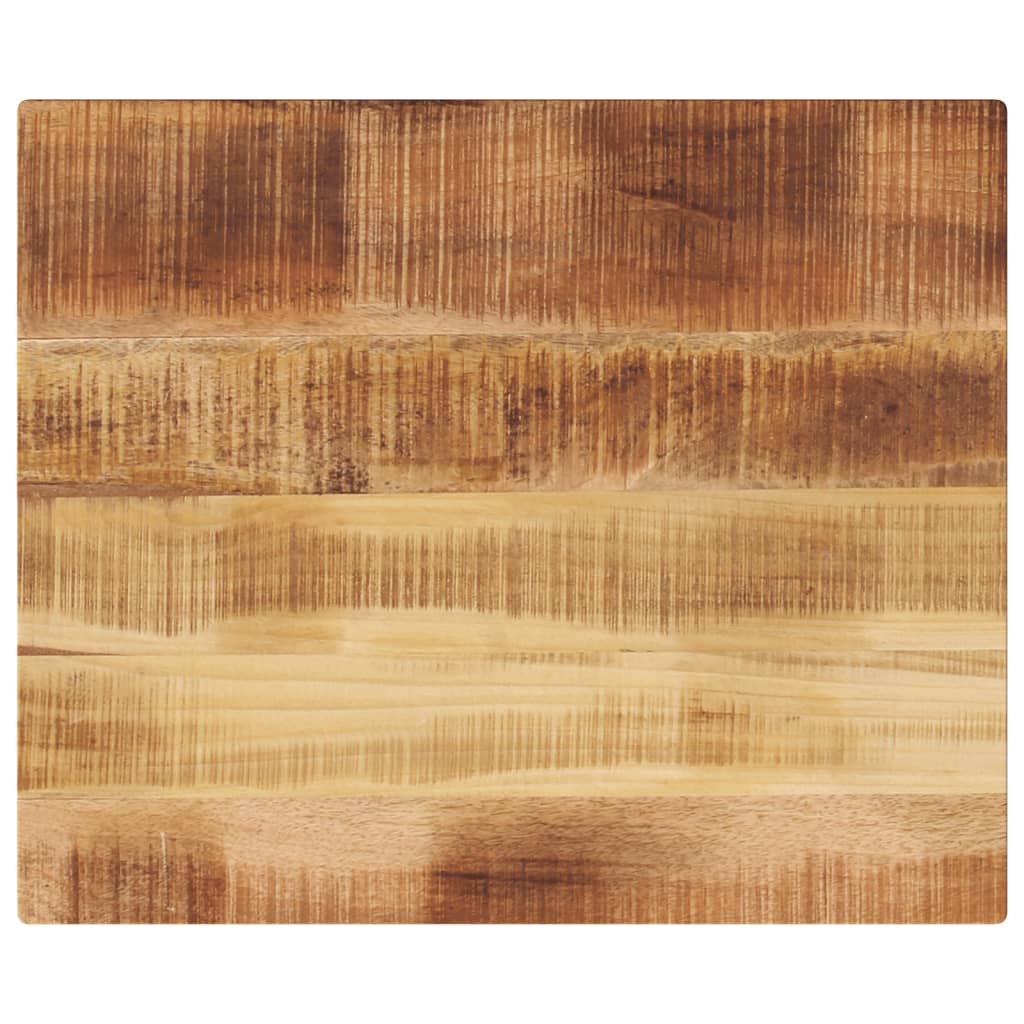 Tömör nyers mangófa téglalap alakú asztallap 60x50x3,8 cm