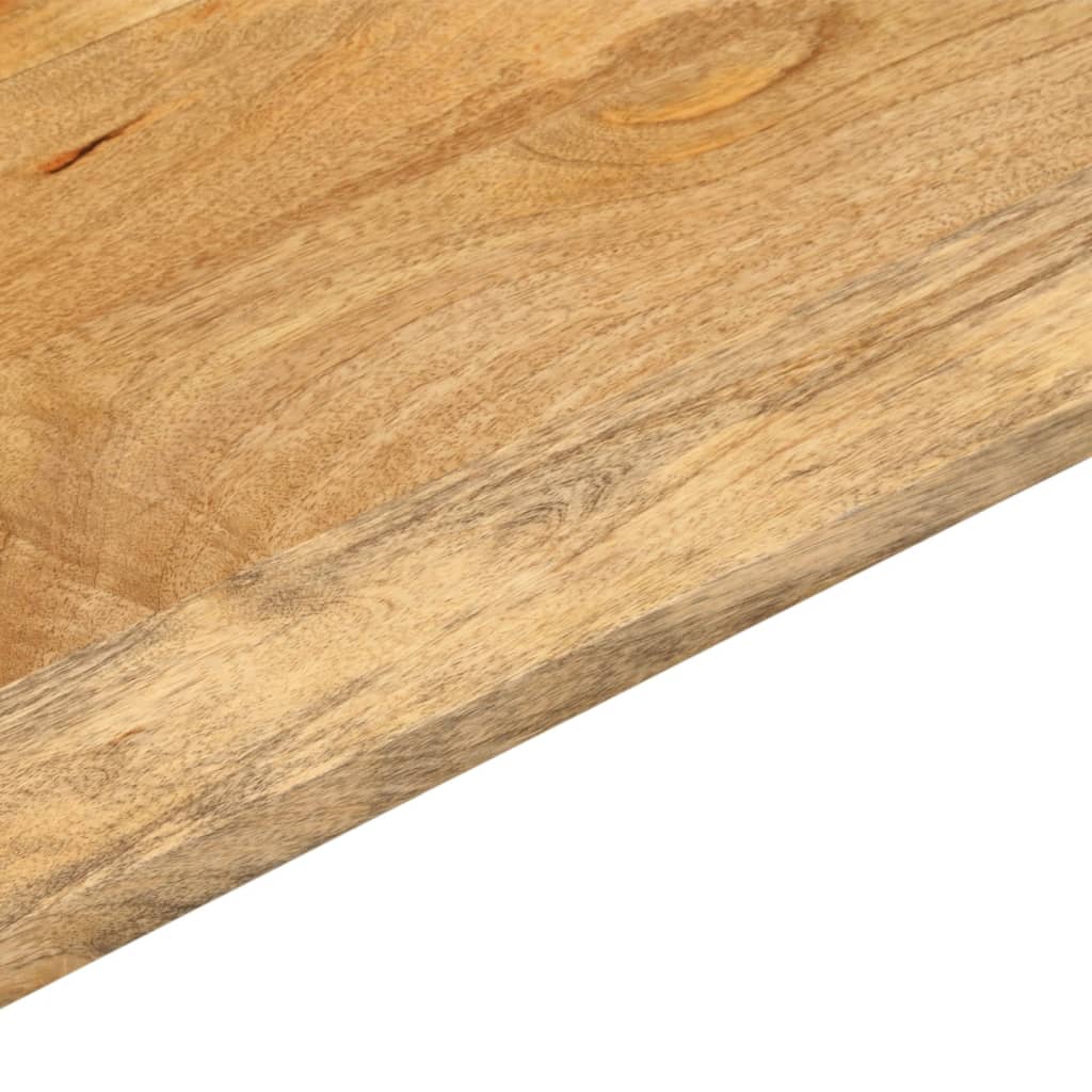 Tömör mangófa téglalap alakú asztallap 80x50x3,8 cm