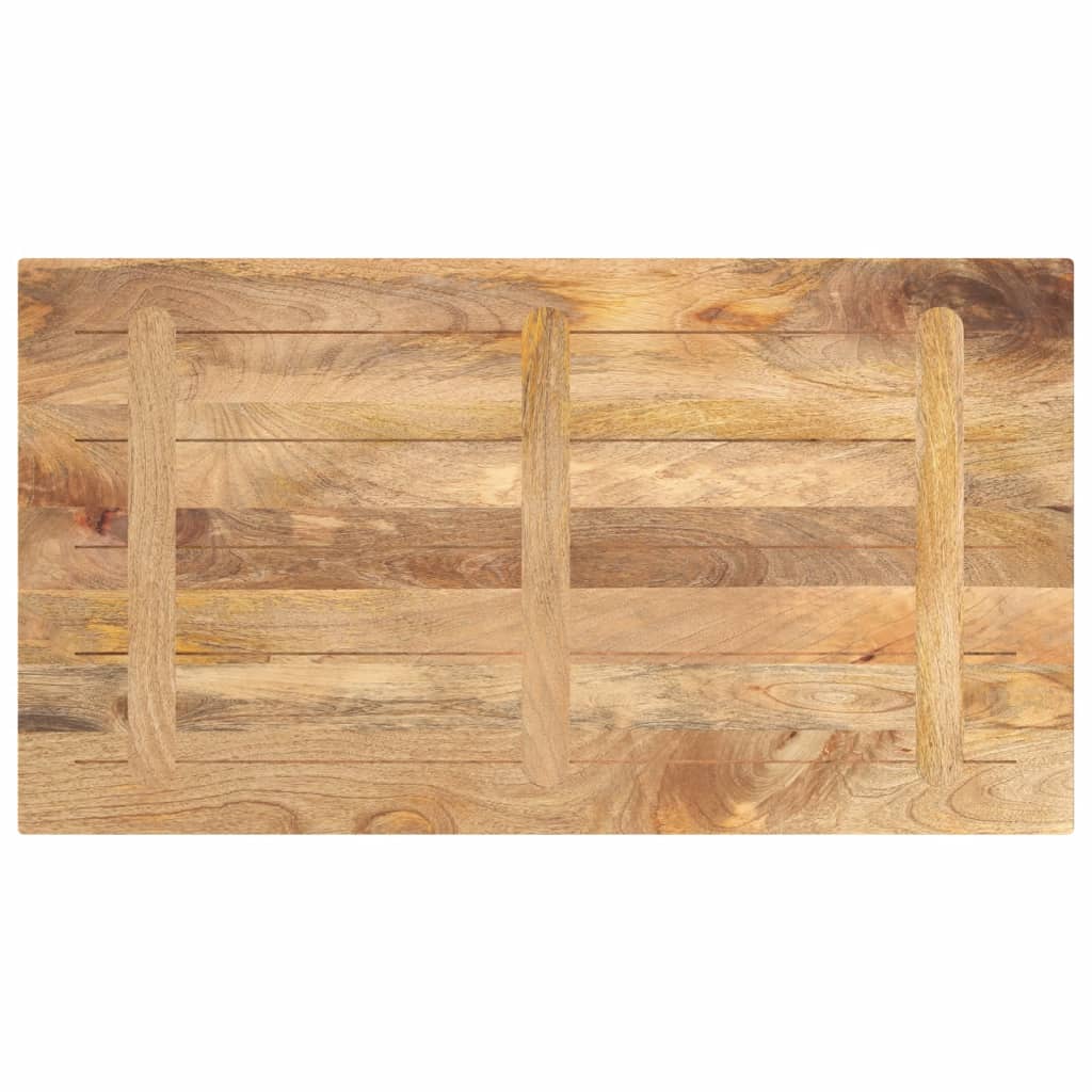 Tömör mangófa téglalap alakú asztallap 100 x 50 x 3,8 cm