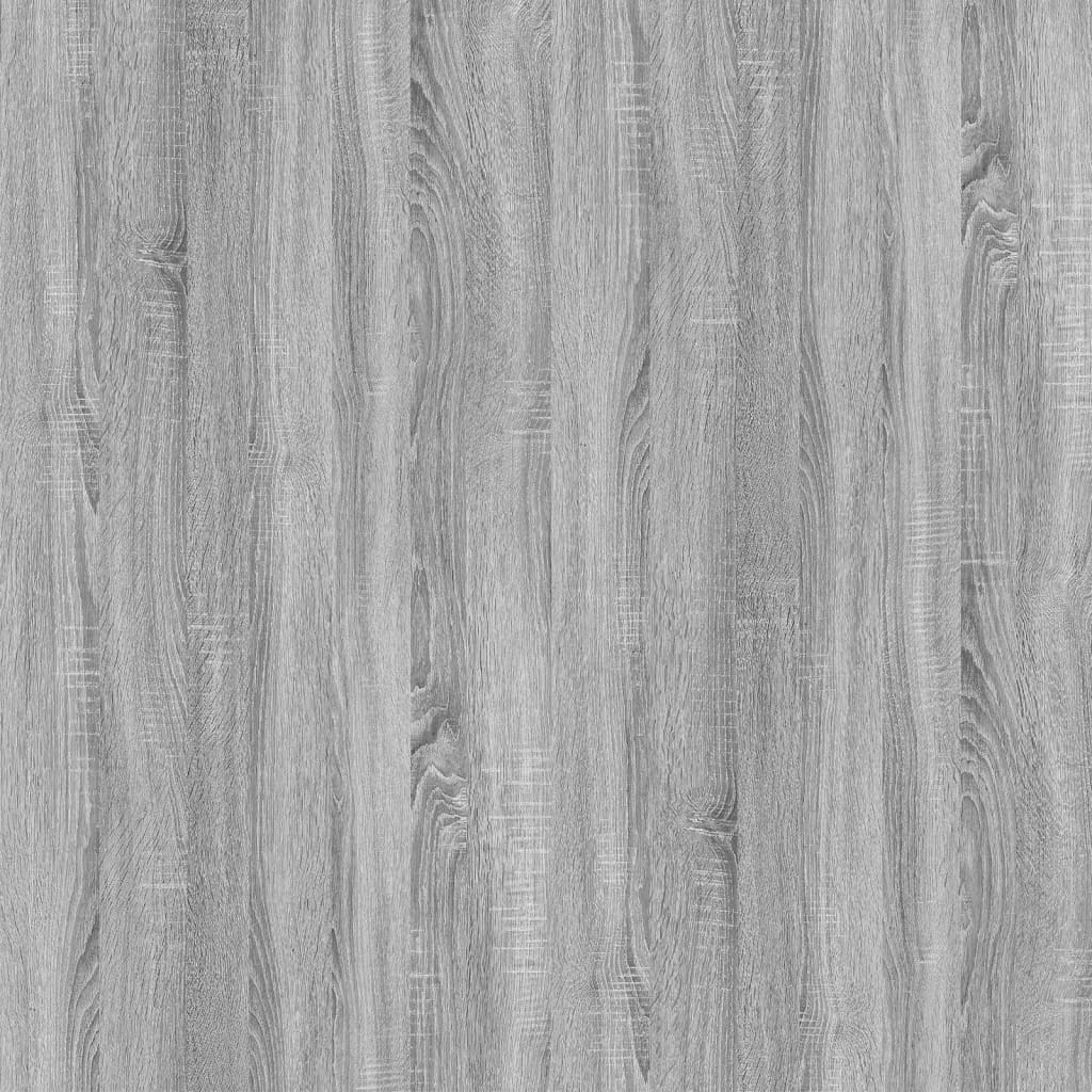 2 részes szürke sonoma színű szerelt fa fürdőszobai bútorszett