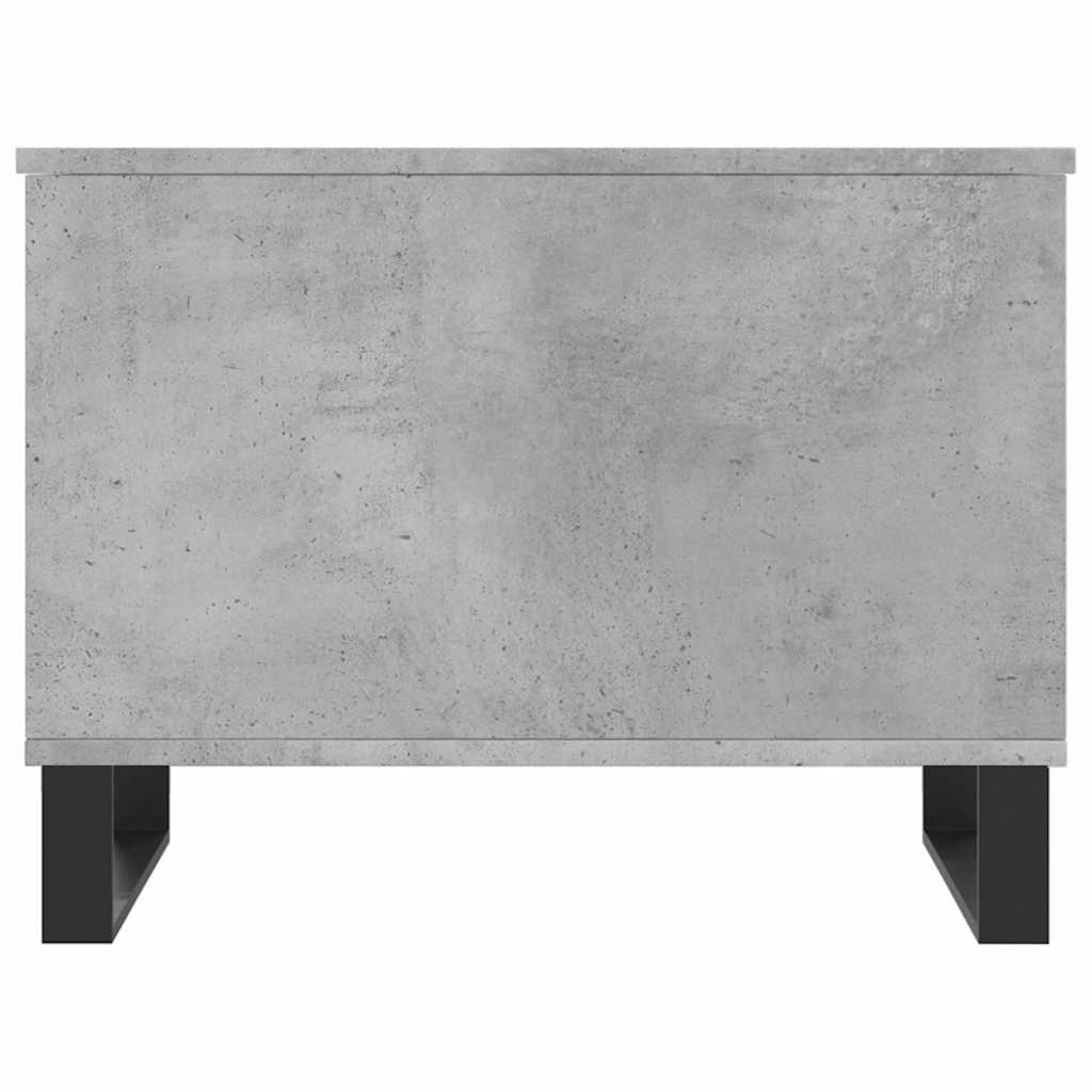 Betonszürke szerelt fa dohányzóasztal 60 x 44,5 x 45 cm