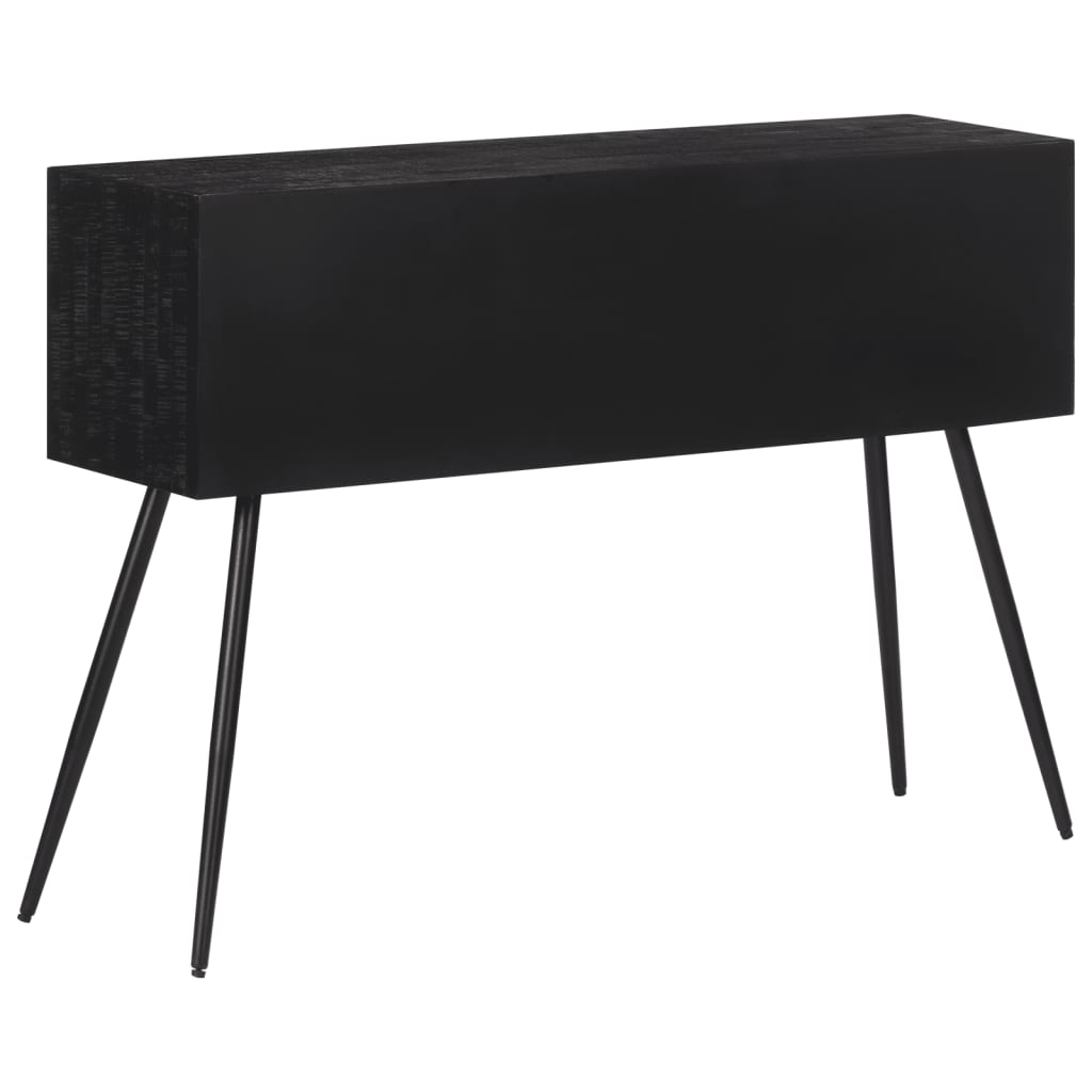 Tömör újrahasznosított tíkfa tálalóasztal fiókkal 116x30x76 cm Tömör újrahasznosított tíkfa tálalóasztal fiókkal 116x30x76 cm