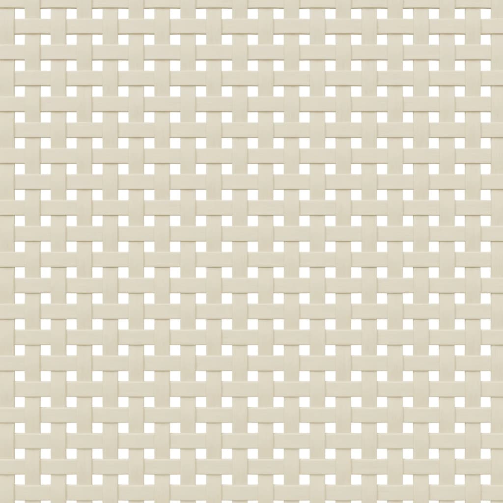 Senja fehér rattanhatású tálalószekrény 112 x 40 x 80 cm