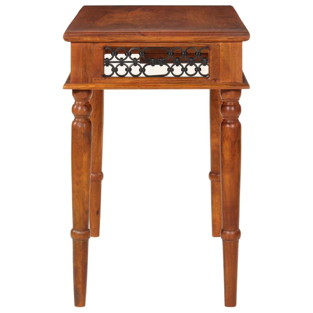 Tömör akácfa íróasztal fiókkal 110 x 50 x 76 cm