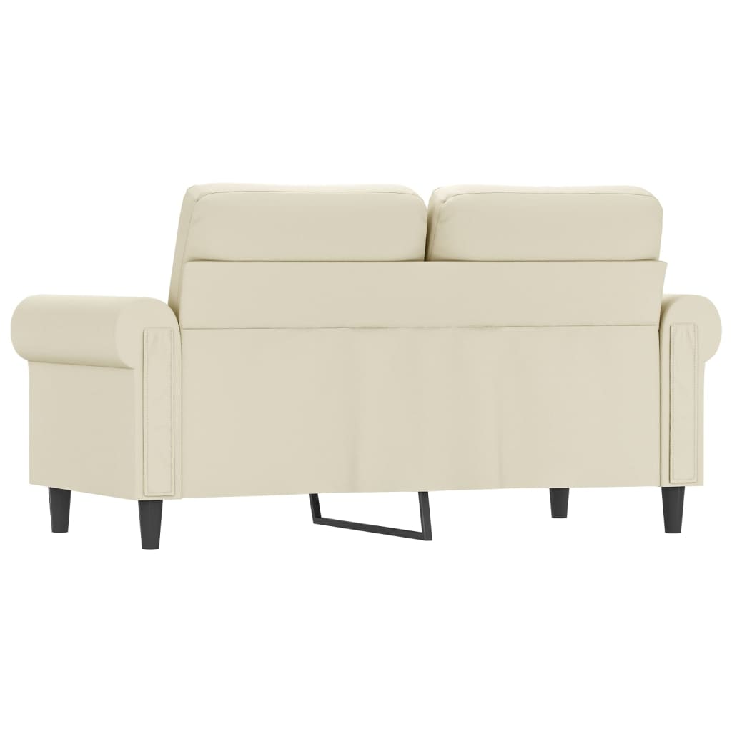 2 személyes krémszínű műbőr kanapé 120 cm 2 személyes krémszínű műbőr kanapé 120 cm