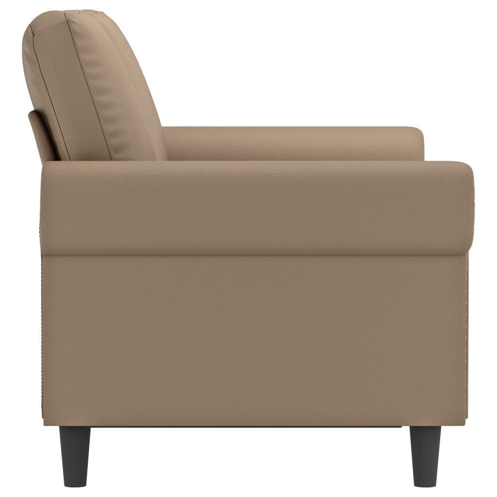 2 személyes cappuccino színű műbőr kanapé 120 cm 2 személyes cappuccino színű műbőr kanapé 120 cm
