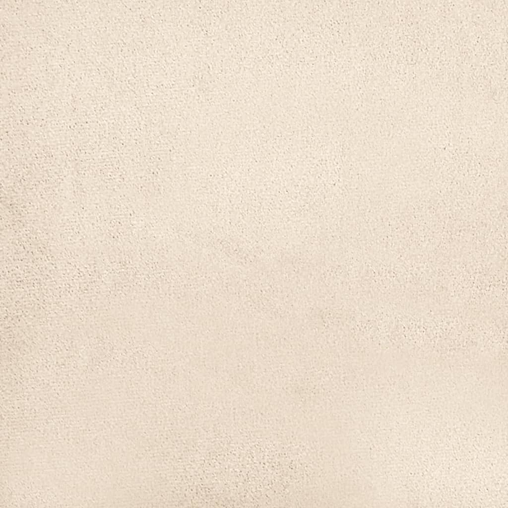 Kétszemélyes bézs mikroszálas szövetkanapé 120 cm Kétszemélyes bézs mikroszálas szövetkanapé 120 cm