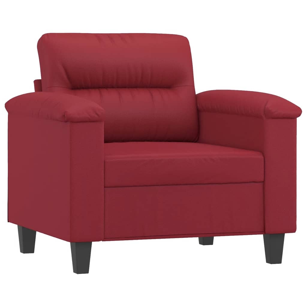 Bordó műbőr kanapéfotel 60 cm Bordó műbőr kanapéfotel 60 cm