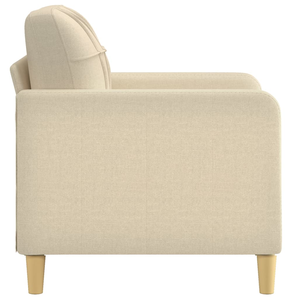 Krémszínű szövet kanapéfotel 60 cm Krémszínű szövet kanapéfotel 60 cm