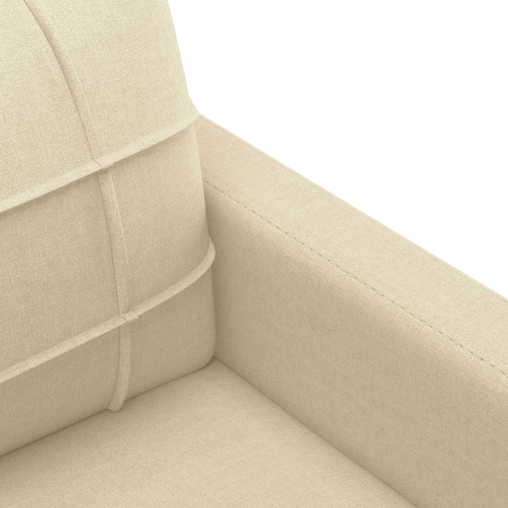 Krémszínű szövet kanapéfotel 60 cm Krémszínű szövet kanapéfotel 60 cm