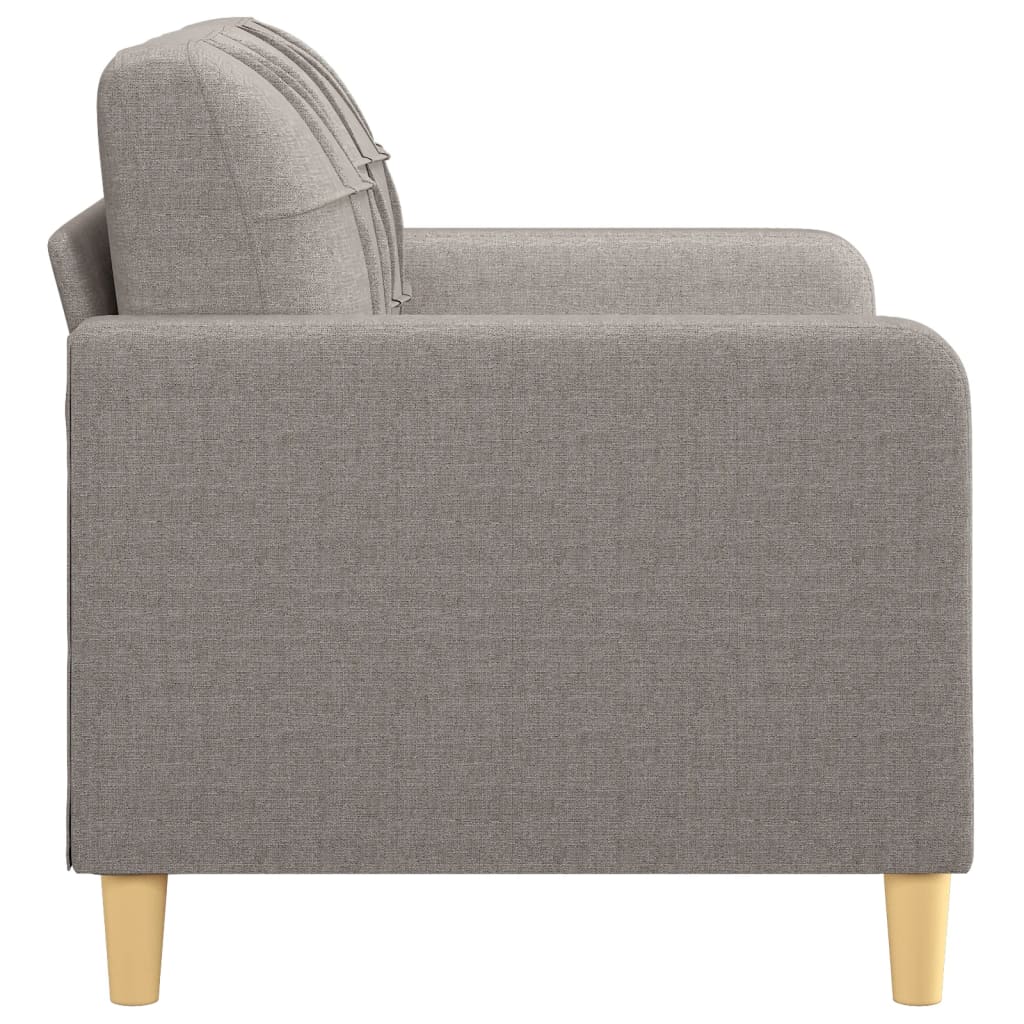 Kétszemélyes fekete szövetkanapé 120 cm Kétszemélyes fekete szövetkanapé 120 cm