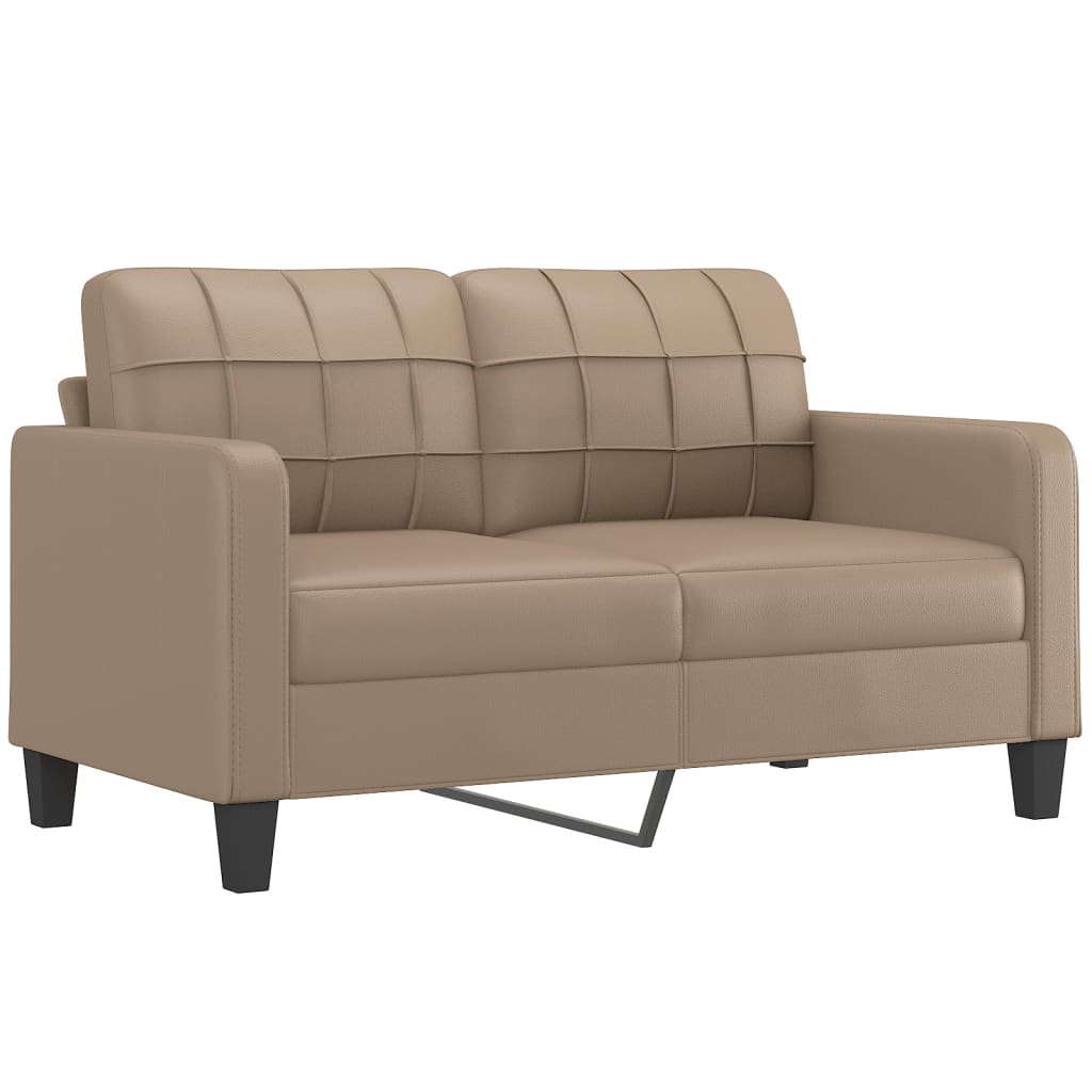 2 személyes cappuccino színű műbőr kanapé 140 cm 2 személyes cappuccino színű műbőr kanapé 140 cm