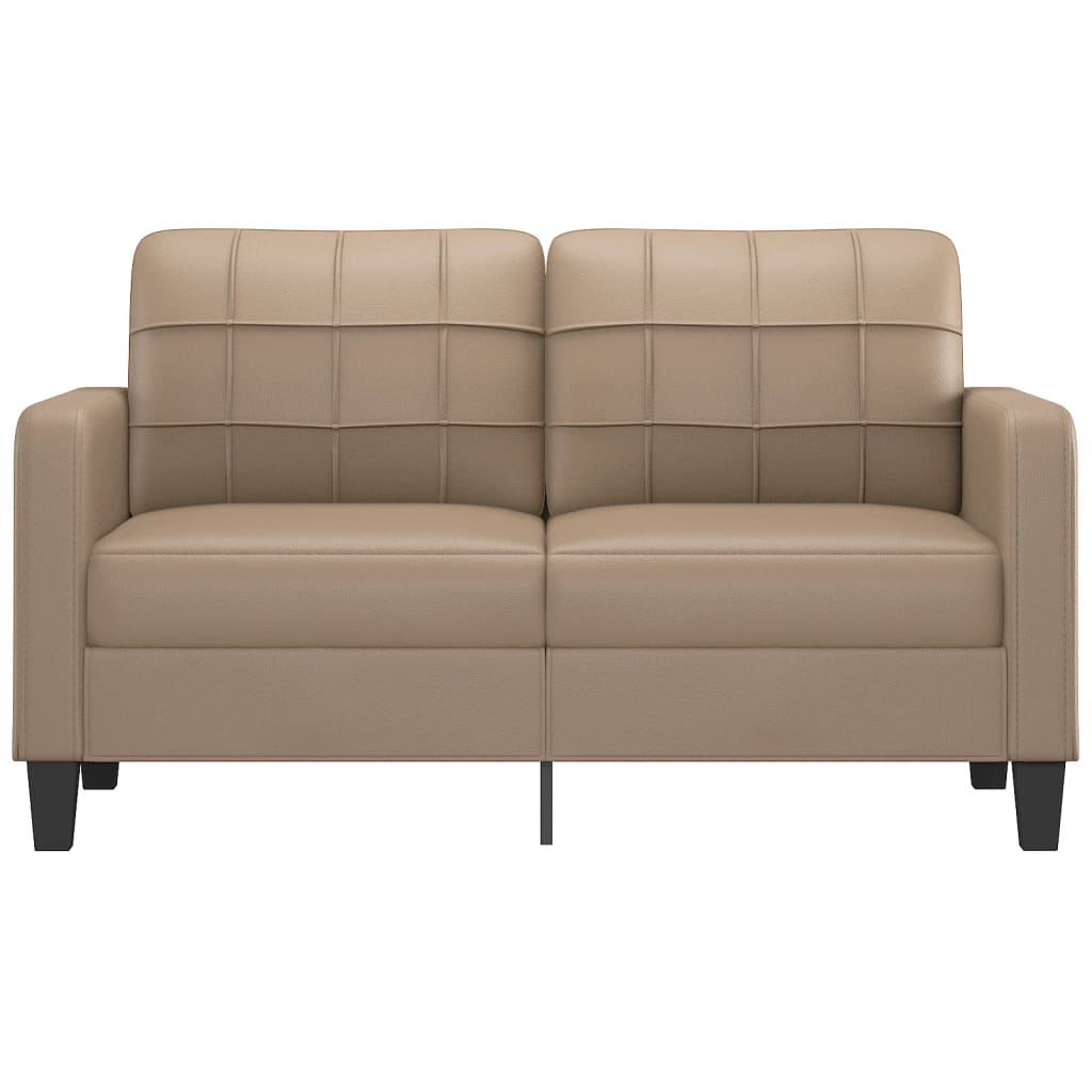 2 személyes cappuccino színű műbőr kanapé 140 cm 2 személyes cappuccino színű műbőr kanapé 140 cm