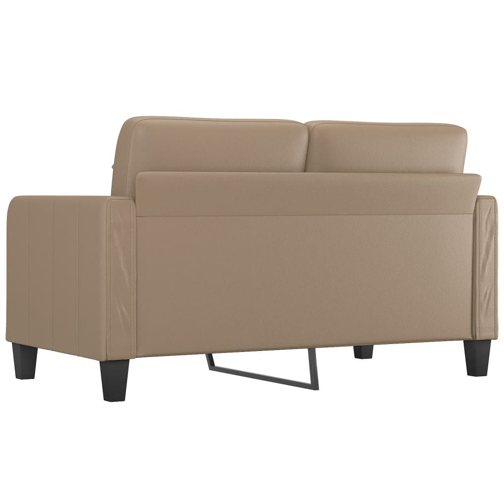 2 személyes cappuccino színű műbőr kanapé 140 cm 2 személyes cappuccino színű műbőr kanapé 140 cm