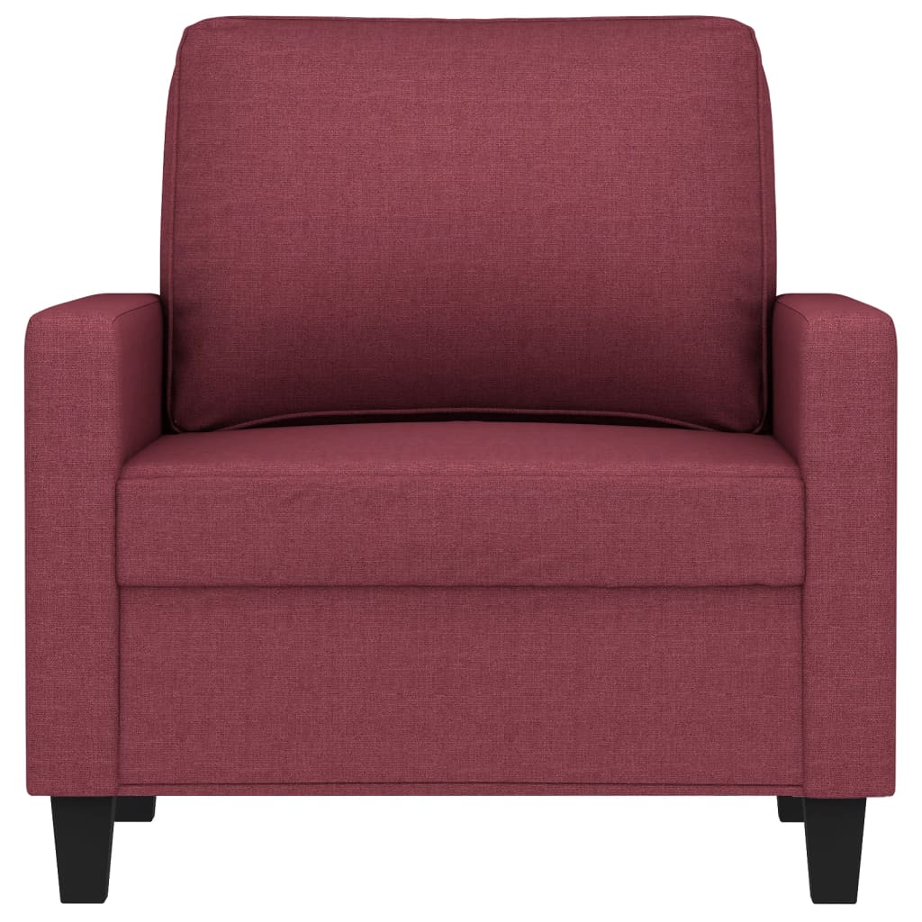 Bordó szövet kanapéfotel 60 cm Bordó szövet kanapéfotel 60 cm