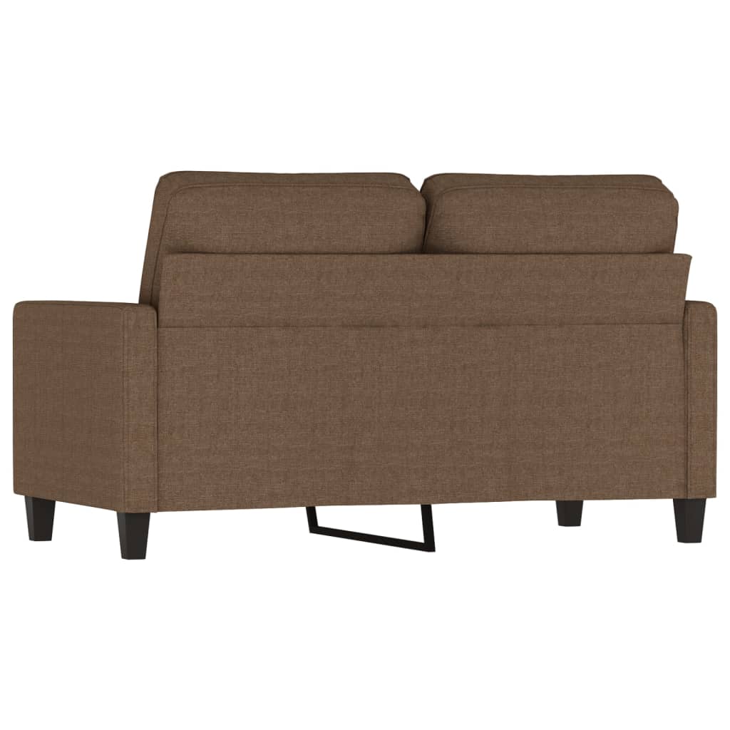 Kétszemélyes barna szövetkanapé 120 cm Kétszemélyes barna szövetkanapé 120 cm