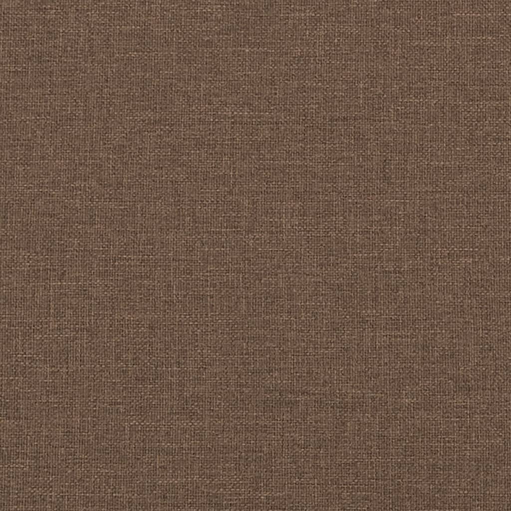 Kétszemélyes barna szövetkanapé 120 cm Kétszemélyes barna szövetkanapé 120 cm