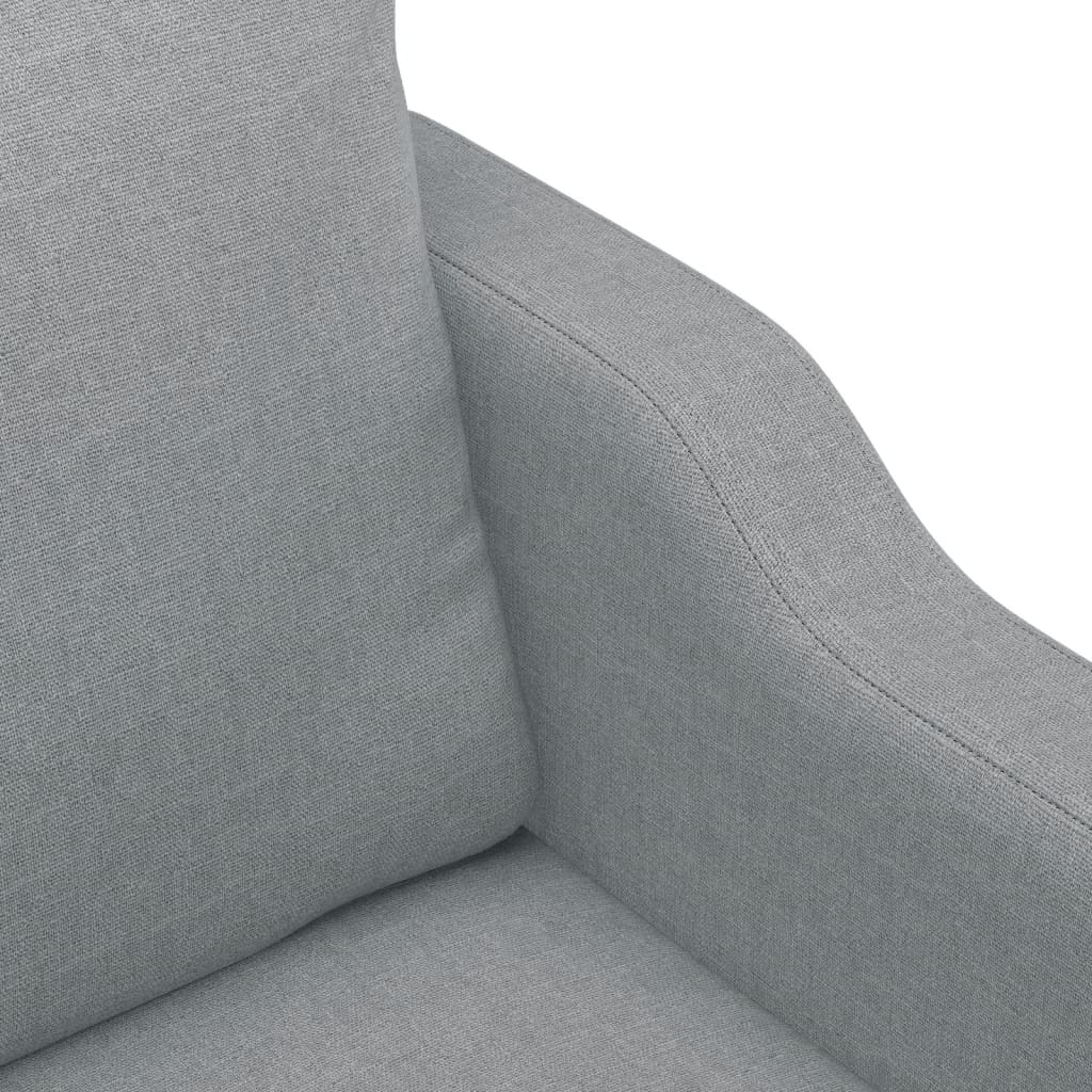 Kétszemélyes világosszürke szövetkanapé 120 cm Kétszemélyes világosszürke szövetkanapé 120 cm