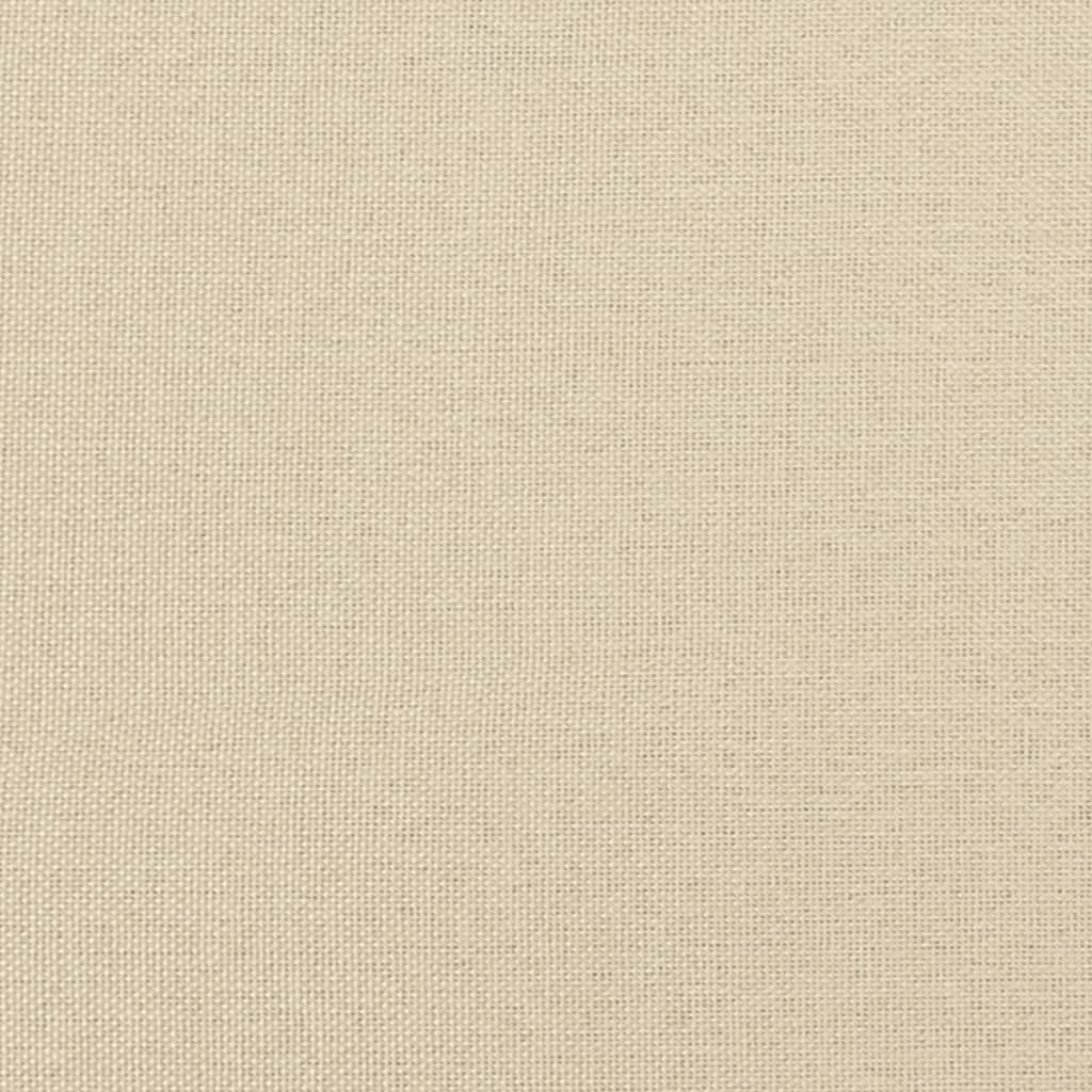 Kétszemélyes krémszínű szövetkanapé 140 cm Kétszemélyes krémszínű szövetkanapé 140 cm