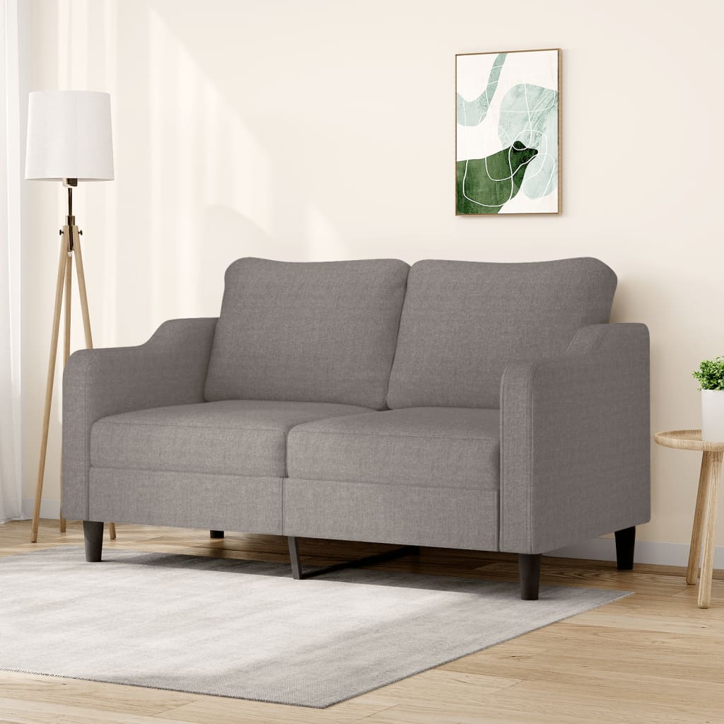 Kétszemélyes tópszínű szövet kanapé 140 cm Kétszemélyes tópszínű szövet kanapé 140 cm