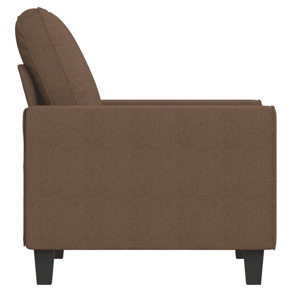 Barna szövet kanapéfotel 60 cm