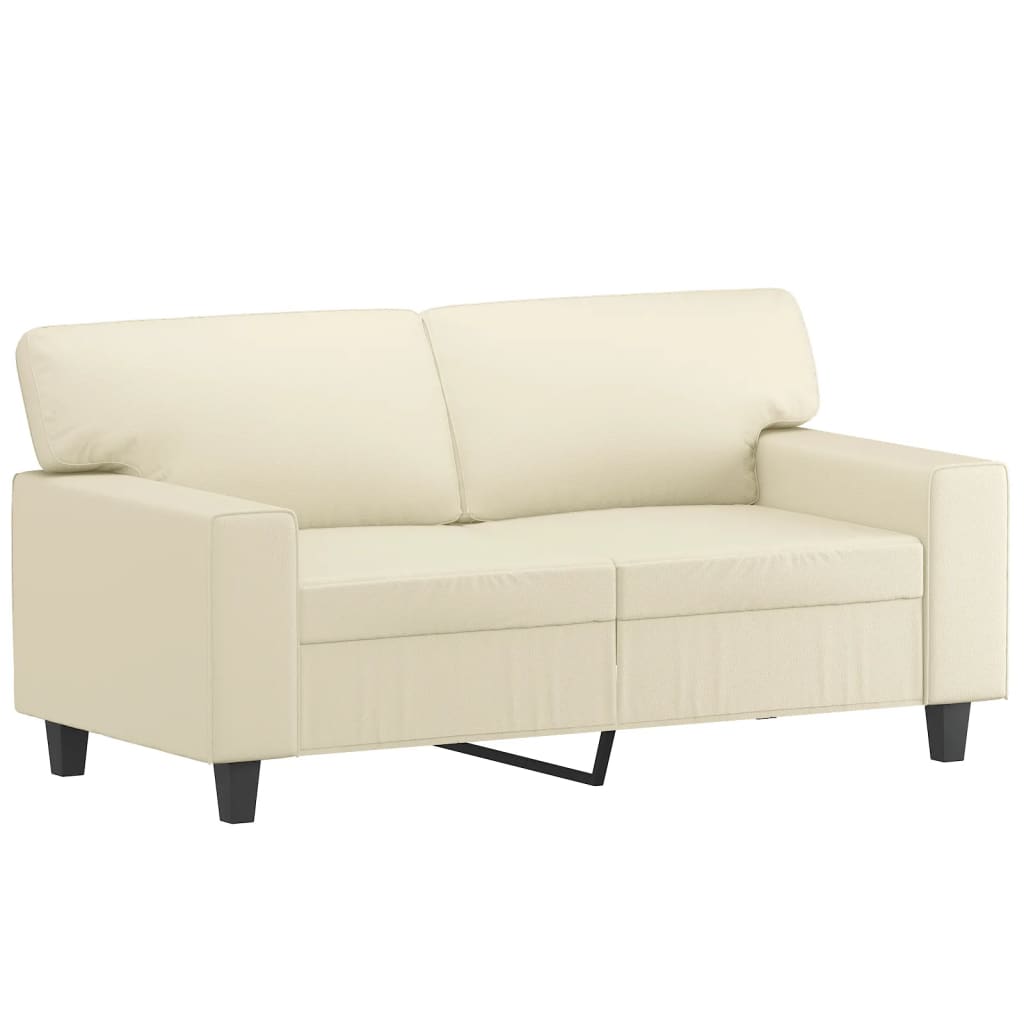 2 személyes krémszínű műbőr kanapé 120 cm 2 személyes krémszínű műbőr kanapé 120 cm