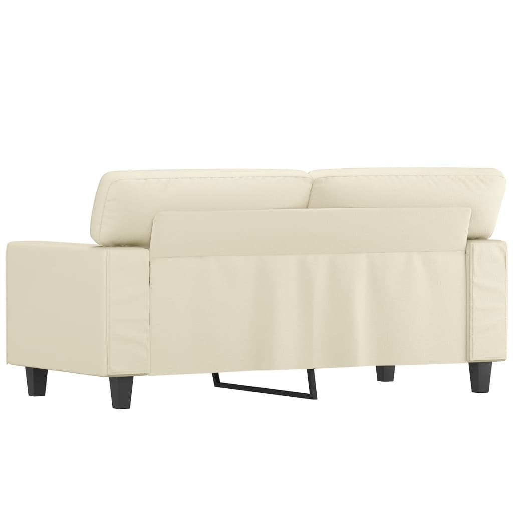 2 személyes krémszínű műbőr kanapé 120 cm 2 személyes krémszínű műbőr kanapé 120 cm
