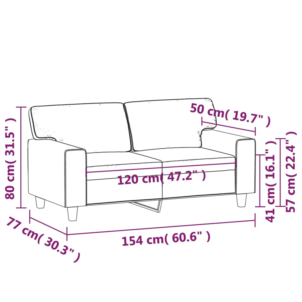 2 személyes krémszínű műbőr kanapé 120 cm 2 személyes krémszínű műbőr kanapé 120 cm
