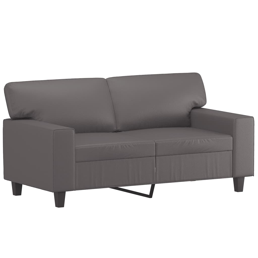 2 személyes szürke műbőr kanapé 120 cm 2 személyes szürke műbőr kanapé 120 cm