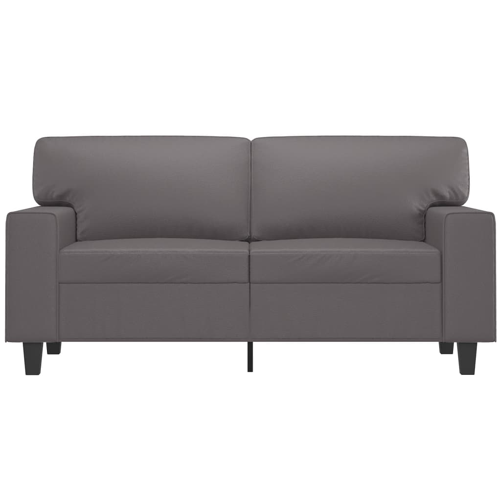 2 személyes szürke műbőr kanapé 120 cm 2 személyes szürke műbőr kanapé 120 cm