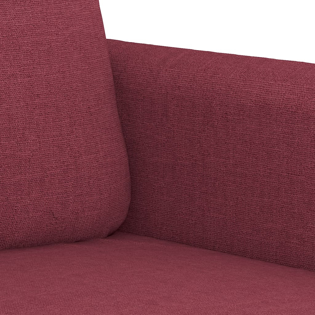 Bordó szövet kanapéfotel 60 cm