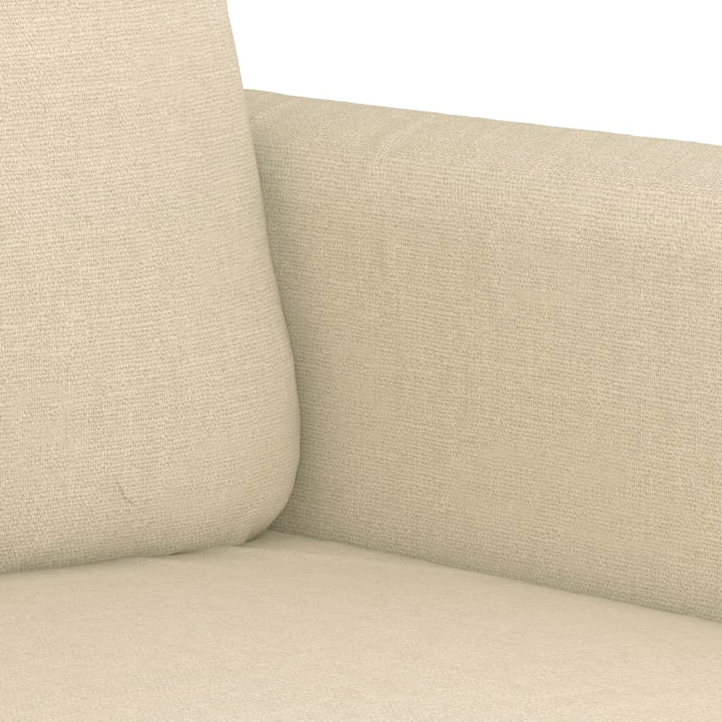 Kétszemélyes krémszínű szövetkanapé 120 cm Kétszemélyes krémszínű szövetkanapé 120 cm