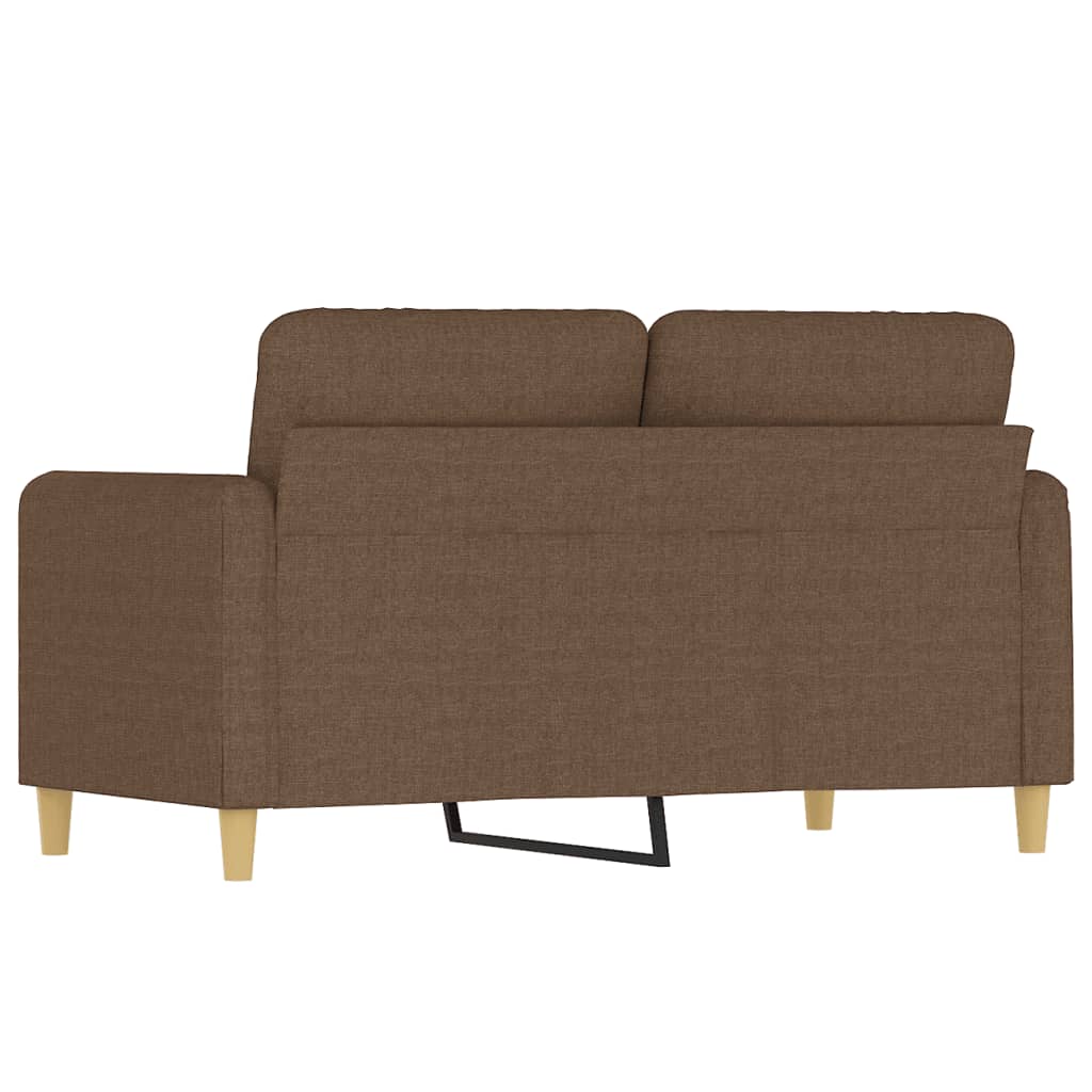 Kétszemélyes barna szövetkanapé 120 cm Kétszemélyes barna szövetkanapé 120 cm