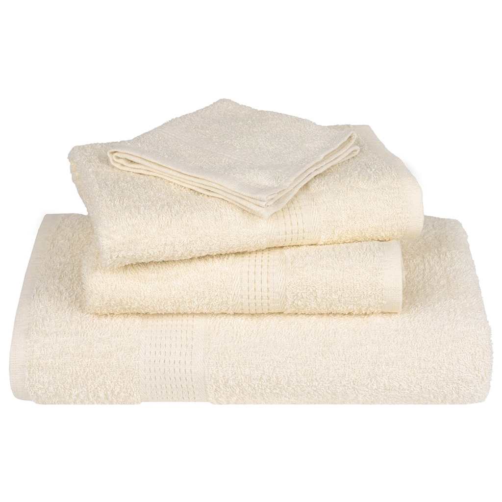 10 db krémszínű frogn zuhanytörölköző 70 x 140 cm 360 g/m²