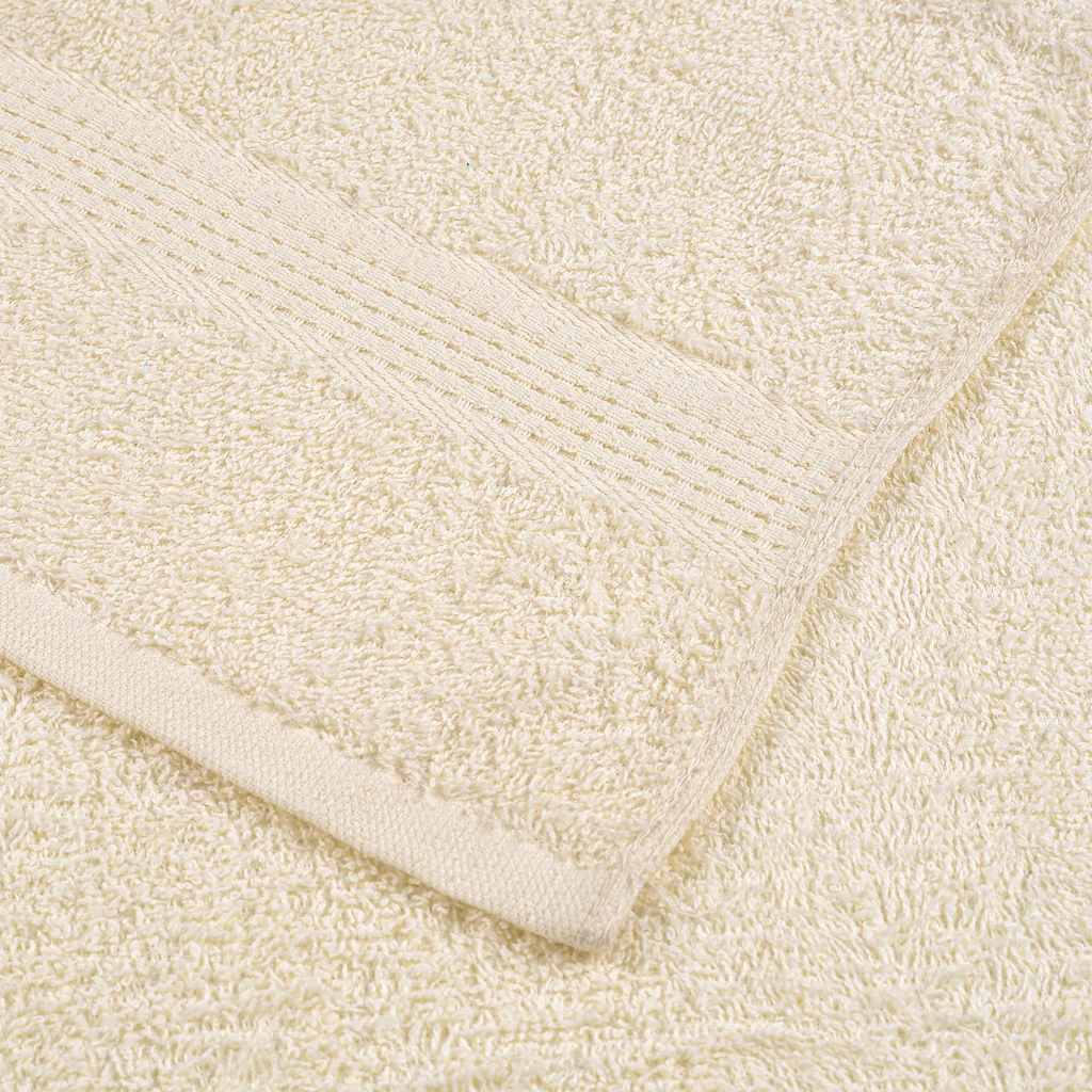 10 db krémszínű frogn zuhanytörölköző 70 x 140 cm 360 g/m²