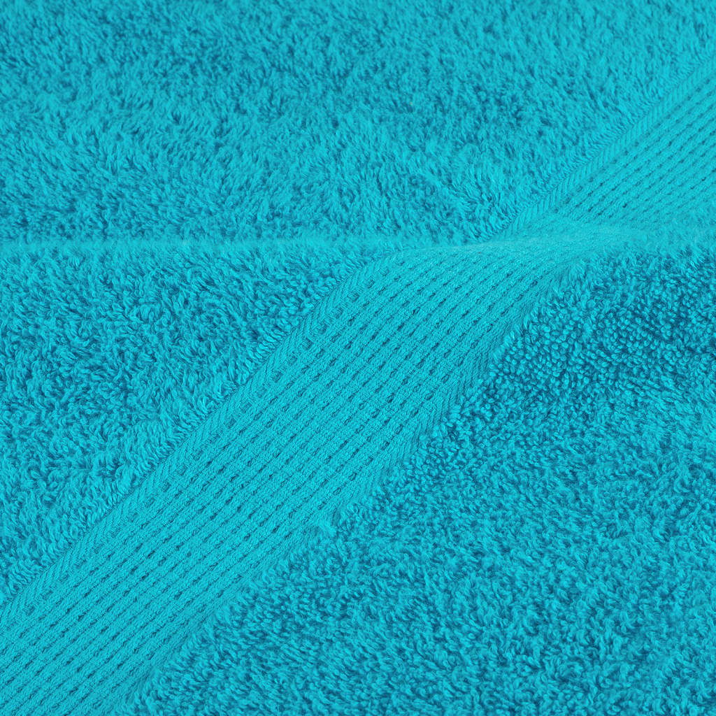 Prémium szaunatörölköző solund 10 db türkizkék 80 x 200 cm 600 g/m²