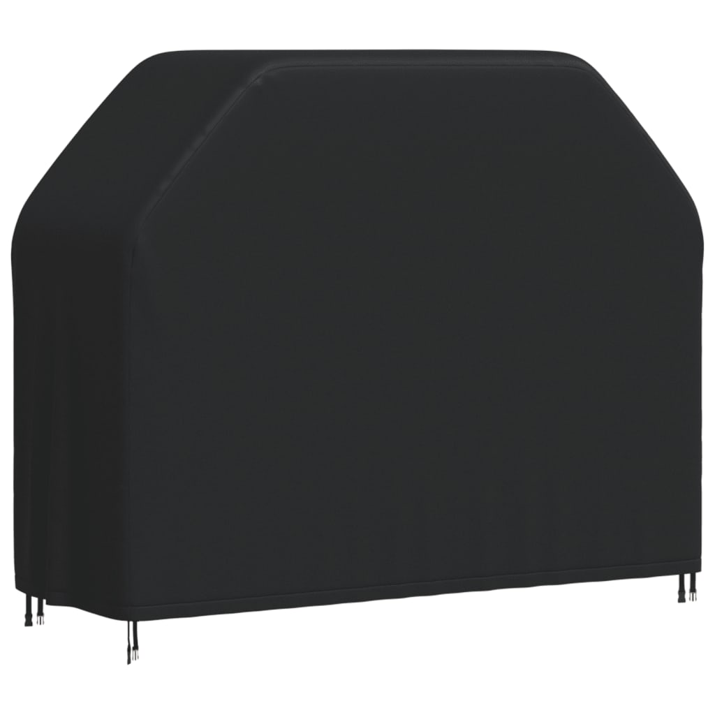 Fekete 420d oxford szövet grillsütőhuzat 140 x 58 x 106 cm