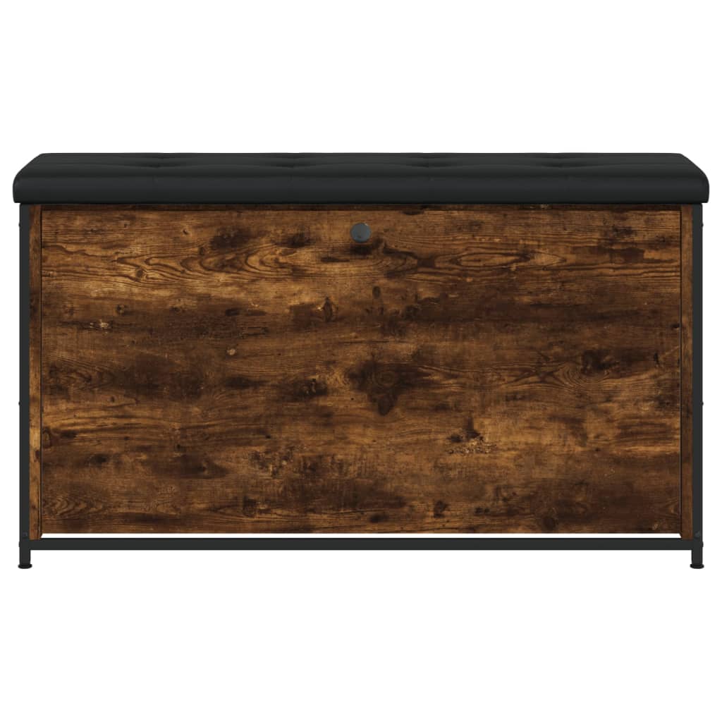 Füstölt tölgyszínű cipőpad lehajtható fiókkal 102x32x56 cm