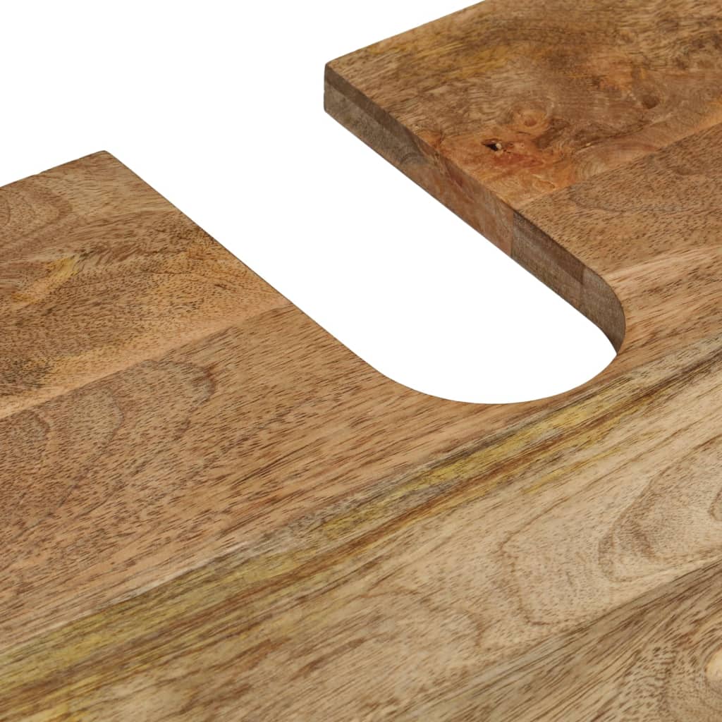 2 részes tömör mangófa fürdőszobai bútorszett