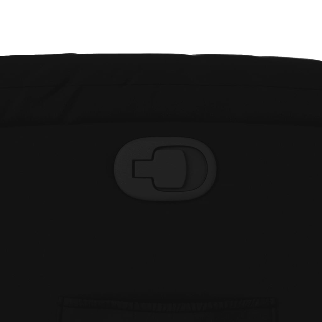 Fekete műbőr dönthető fotel