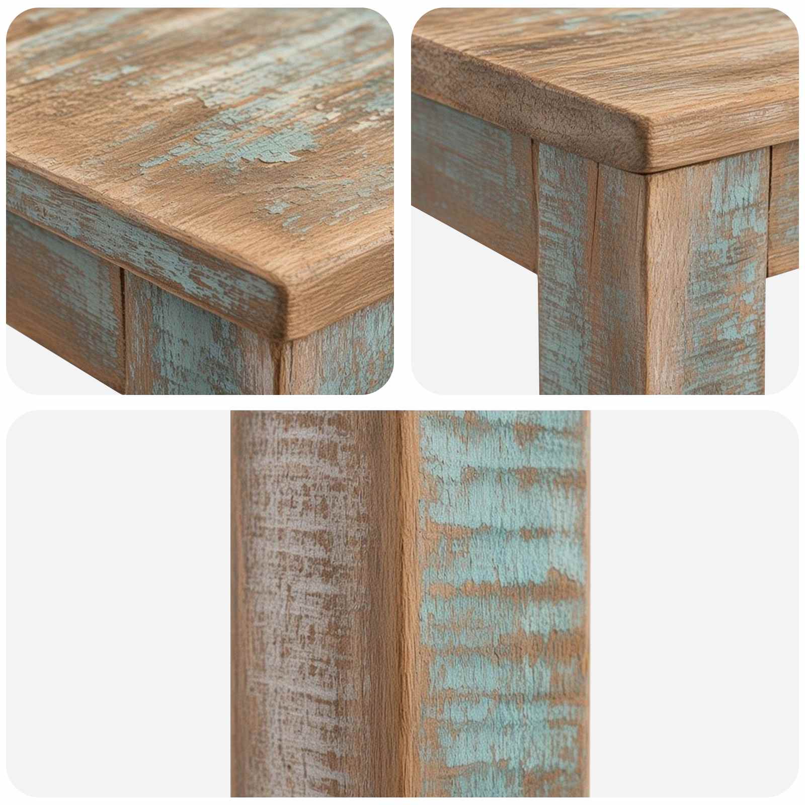 Bárasztal 110 x 55 x 100 cm szilárd újrahasznosított fa